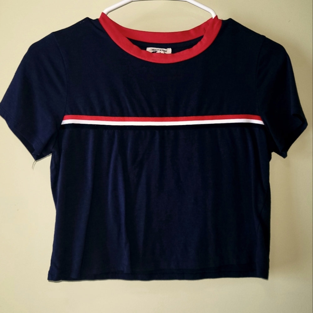 Heart & Hips Size S, Blue and Red Top